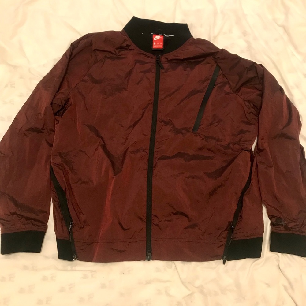 Nike Tech Hypermesh Metallic Bomber Jacket Xxl Gem